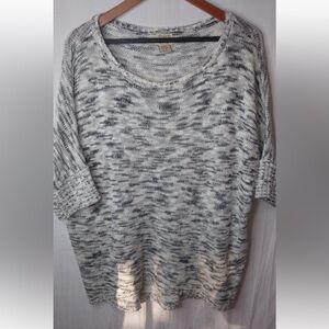 Eyelash XLJ Gray Heathered Oversized Sweater